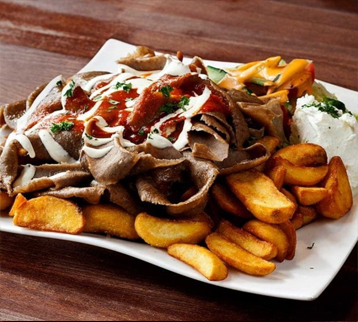 2. Kebab Lohkoperunoilla